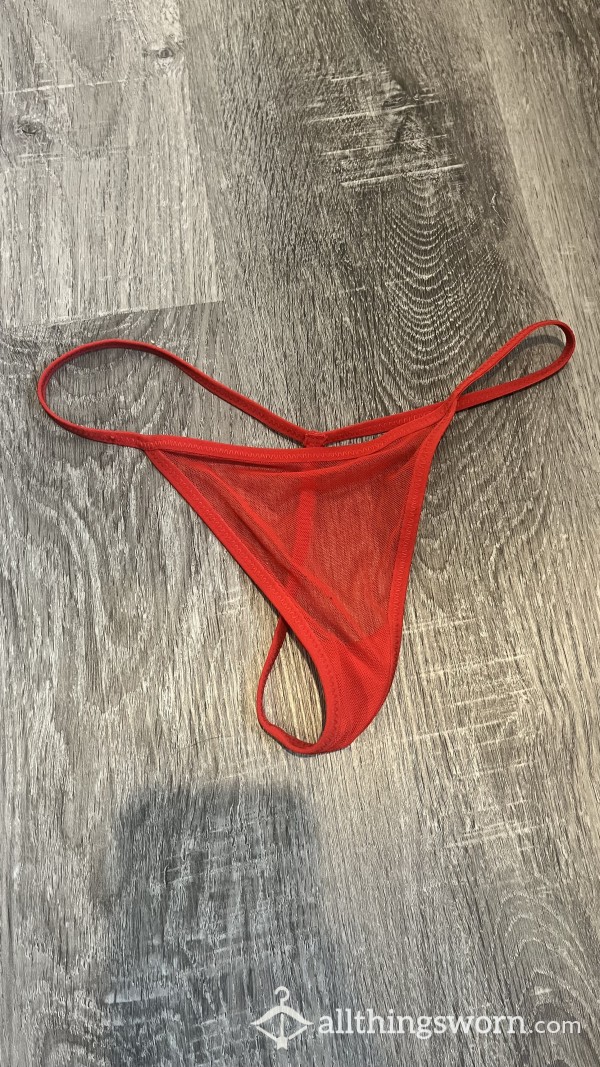 Cherry Red G String