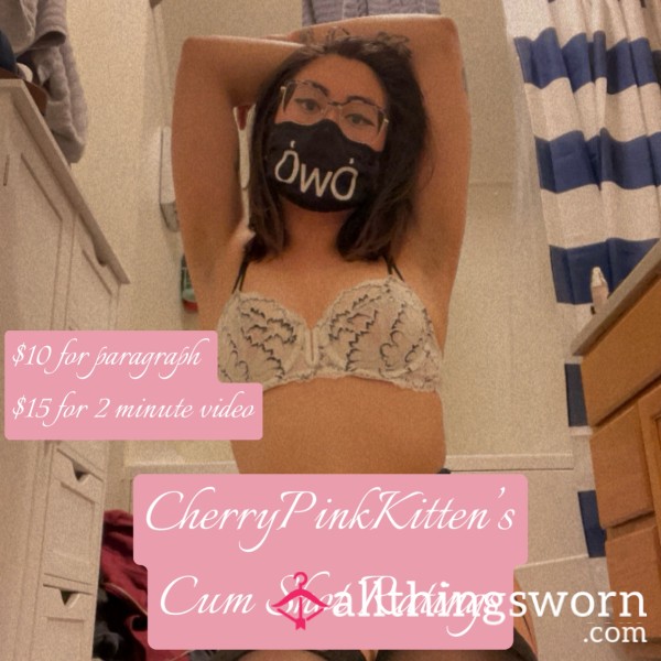 CherryPinkKitten’s C*m Shot Rating. <3