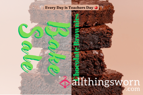 𝙱𝙰𝙺𝙴 𝚂𝙰𝙻𝙴 Chocolate Brownies Made Fresh With Chocolate Icing Centre