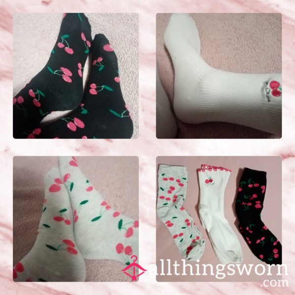 Choice Of Cotton Cherry Socks