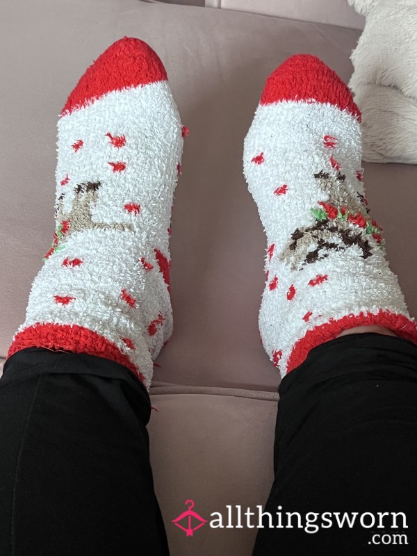 Christmas Day Wear Fluffy Socks