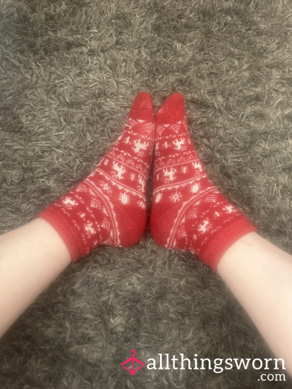 Christmas Reindeer Cozy Socks