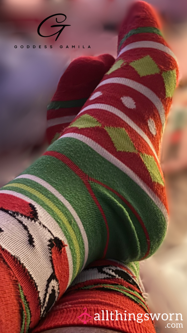 Christmas Snoopy Socks