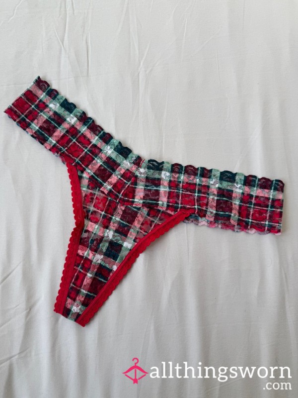 Christmas Thong, 48hr Wear! 🎄✨