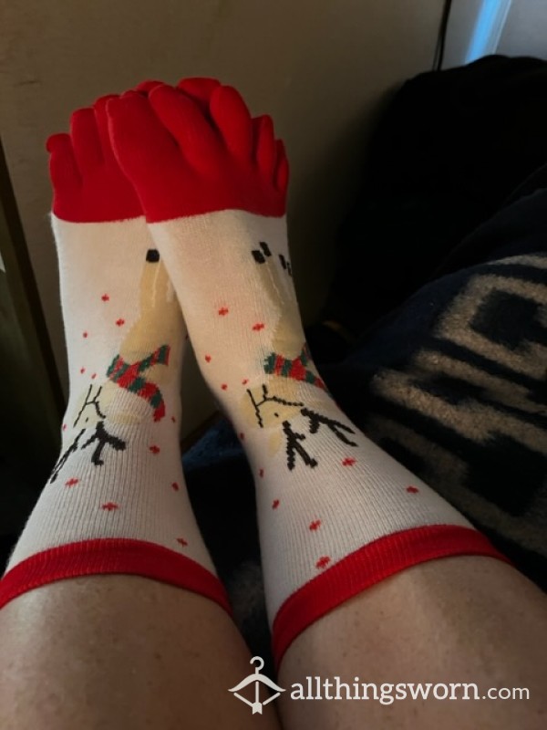 Christmas Toe Socks