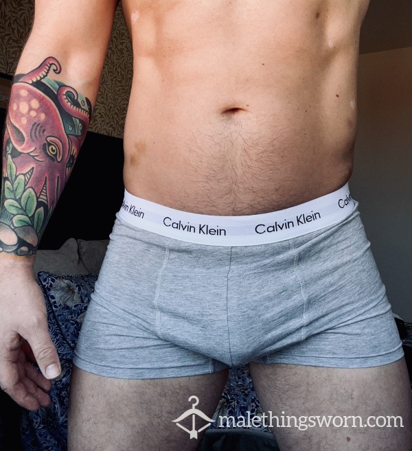 CK Cotton Boxers - Grey (48h Wear)