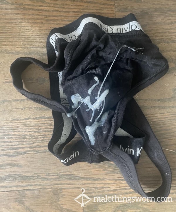 CK Jockstrap With C*m