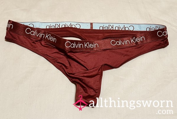 CK Red Thong