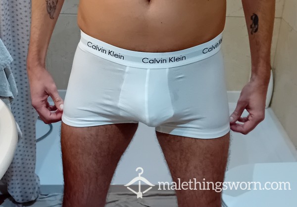 CK White Boxers By Pedro