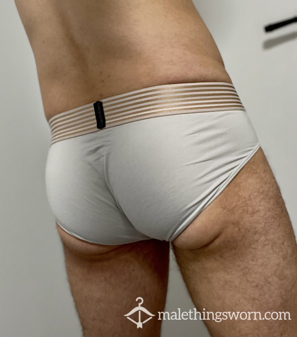 CK White Briefs