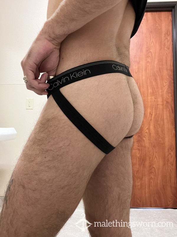 Cla**ic Black Calvin Klein Jock