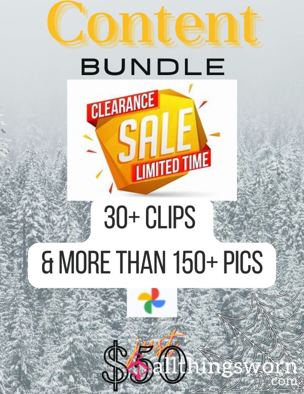 Content Bundle With 30+ Clips