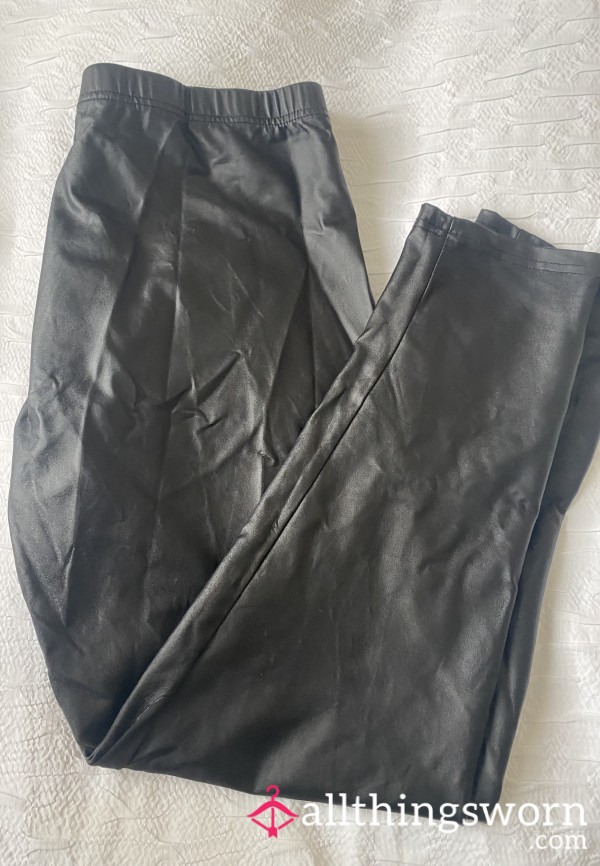 Coated Wet Look Leggings