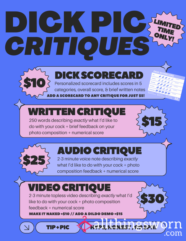 C*ck Critiques