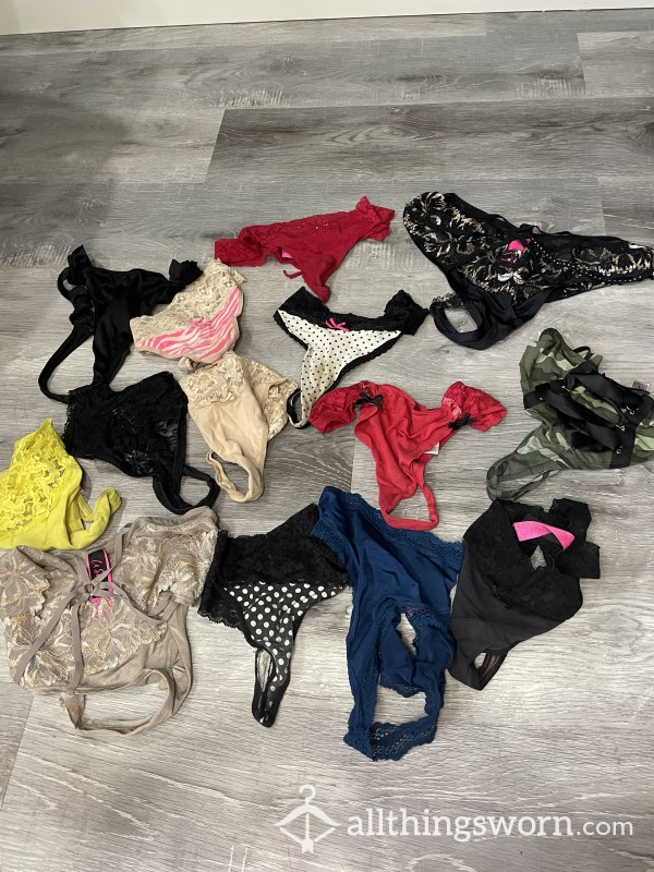 Collection Of Old Thongs