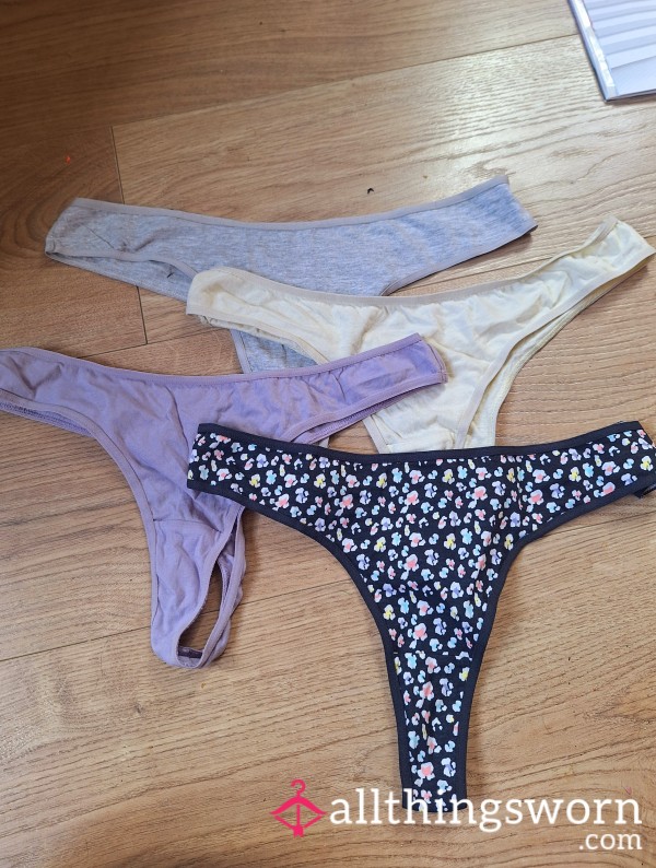 Colourful Cotton Thongs