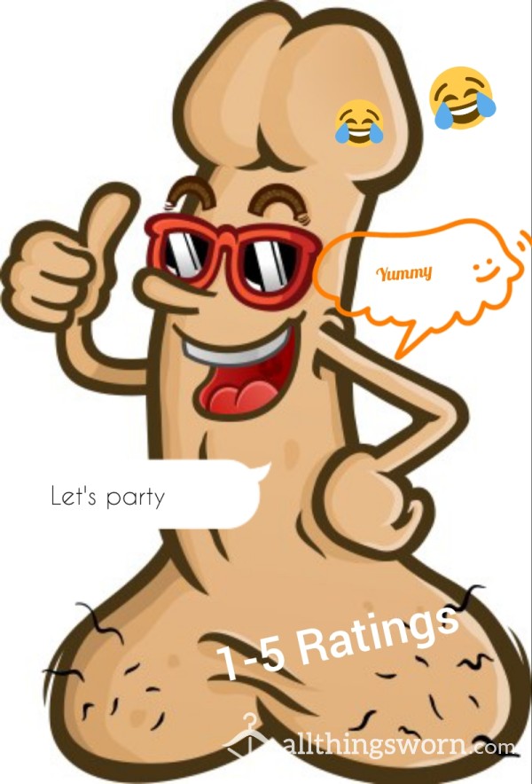 👍👎 Quick D*ck Ratings