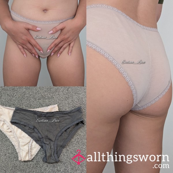 Comfy Cotton With A Flirty Lace Trim