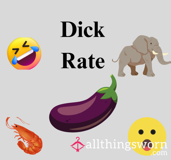 Completely Honest D*ck Rating 😈