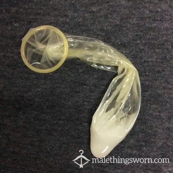 🤤🔥Condom Filled With A Lot Of C*m, Sealed And Vacuum Fast Shipping!