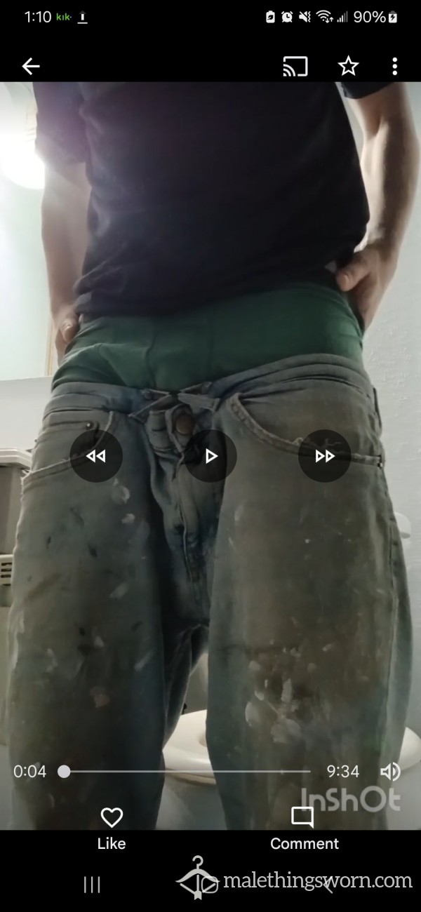 Construction Worker 2 Week Worn Work Pants