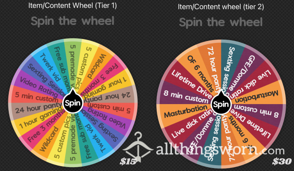 Content/Items Wheel Spins