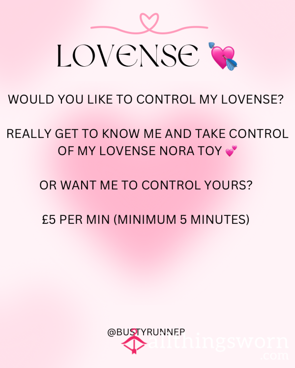 Control My Lovense 😈