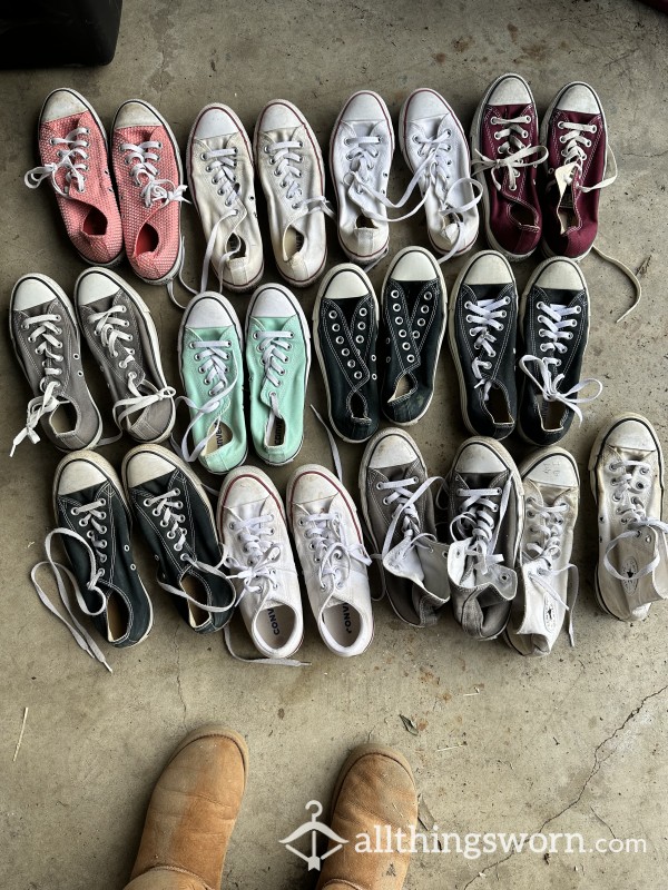 Converse Worn 7 Days $38 Shipped