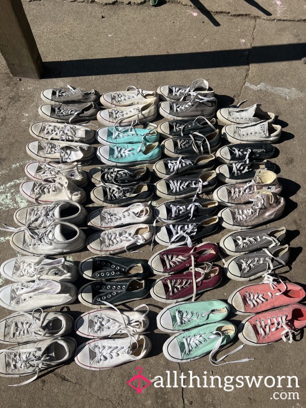 Converse Sneakers, Tennis Shoes Pick Your Pair Comes With Seven Day Wear