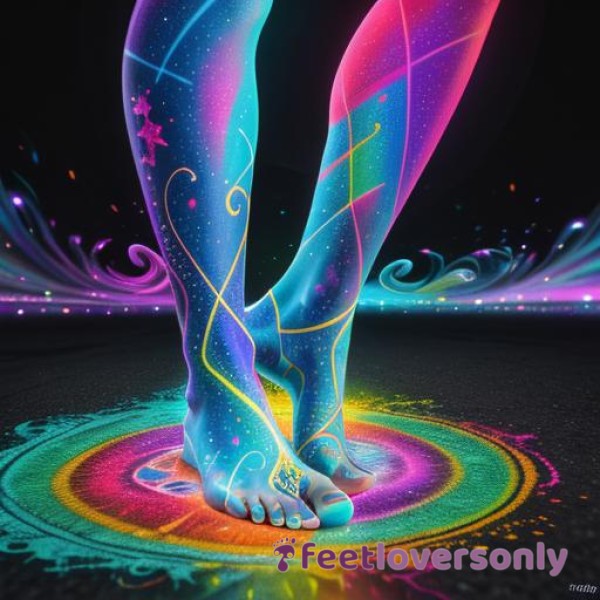 Cosmic Feet Art Collection 1