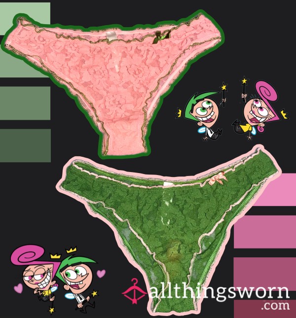 Cosmo&Wanda Lacy Panties🩷💚