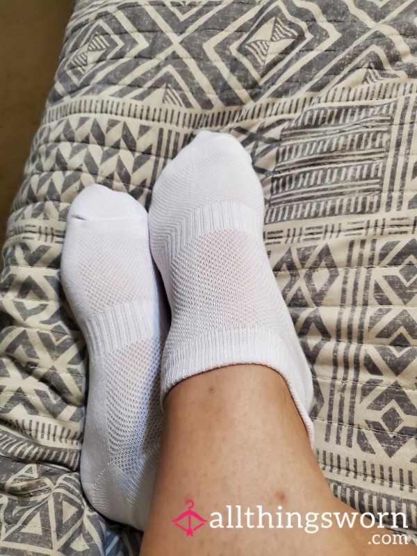 Cotton Ankle Socks White