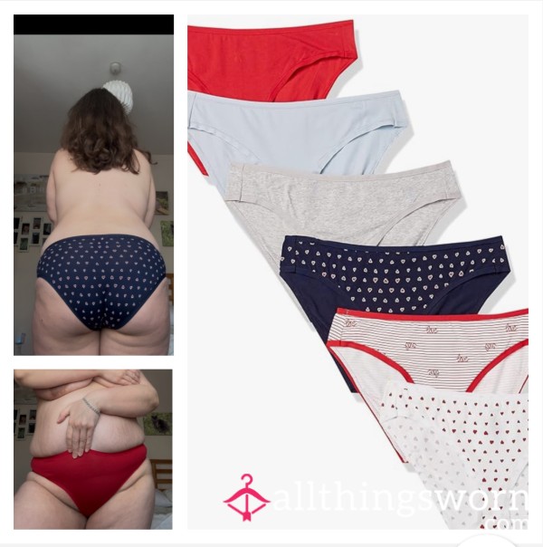 Cotton Bikini-cut Panties, Come In A Range Of Colours