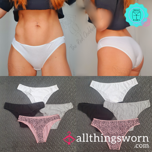 Cotton Brazilian Bikini Style Panties