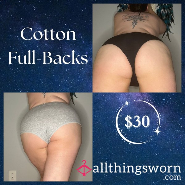 Cotton Full-Back Panties