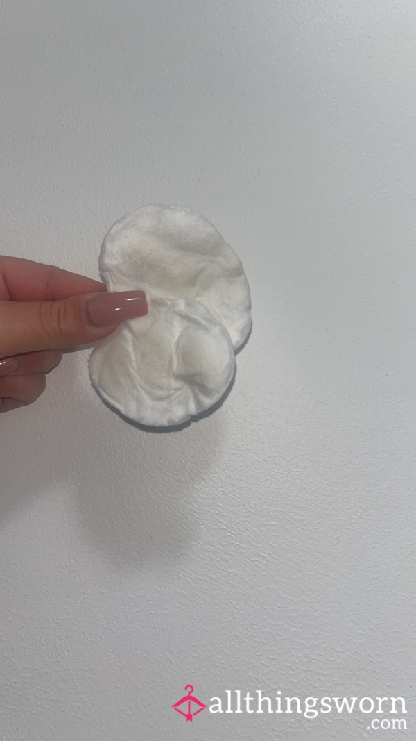 Cotton Pads I Toned My Face With This Morning!