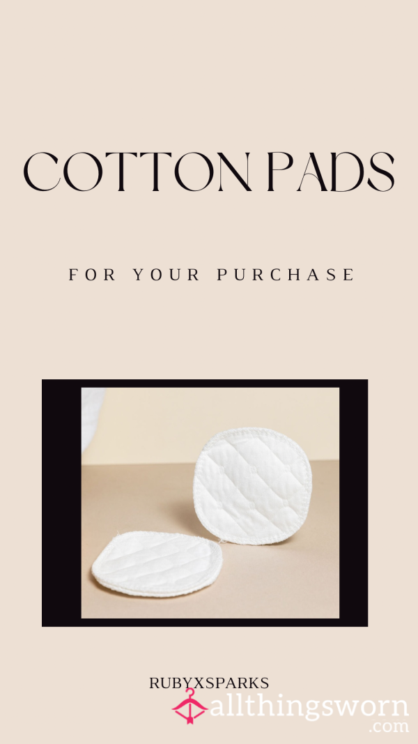 Cotton Pads Used To Remove My Makeup