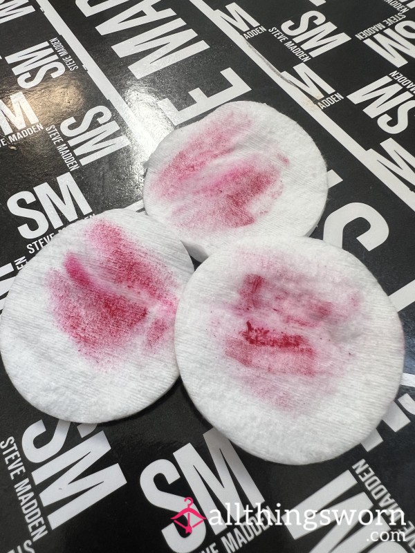 Cotton Pads X3 With My Lipstick Stain