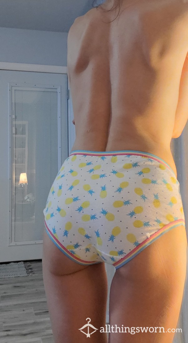 Panties. Hipster. Cotton With Fruit Prints