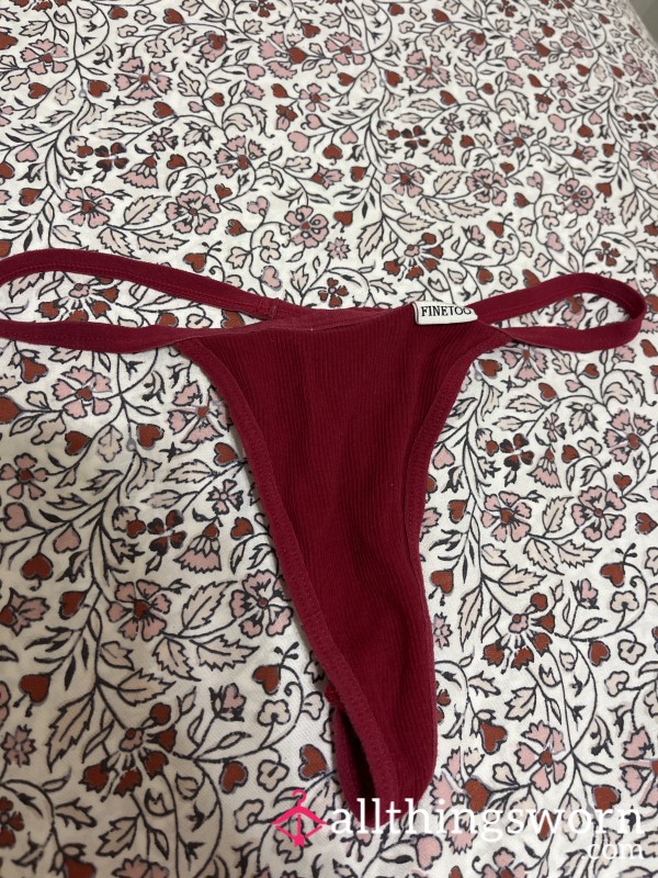 Cotton Red G-string