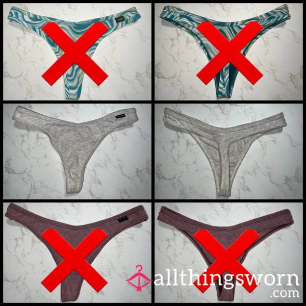 Cotton Thong Options