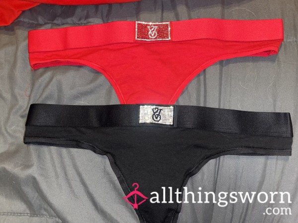 Cotton Thong With Shine Logo