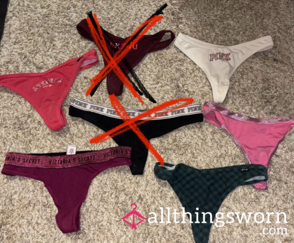 Cotton Thongs For Your Desire👅