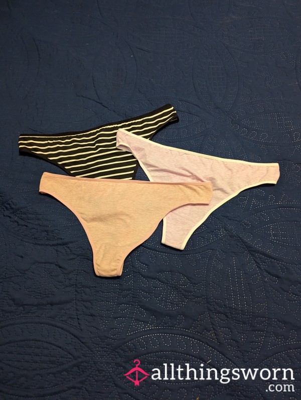 Cotton Thongs Ready For Wear