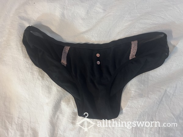 Cotton/lace Panties W/ Fairy Pink Trim