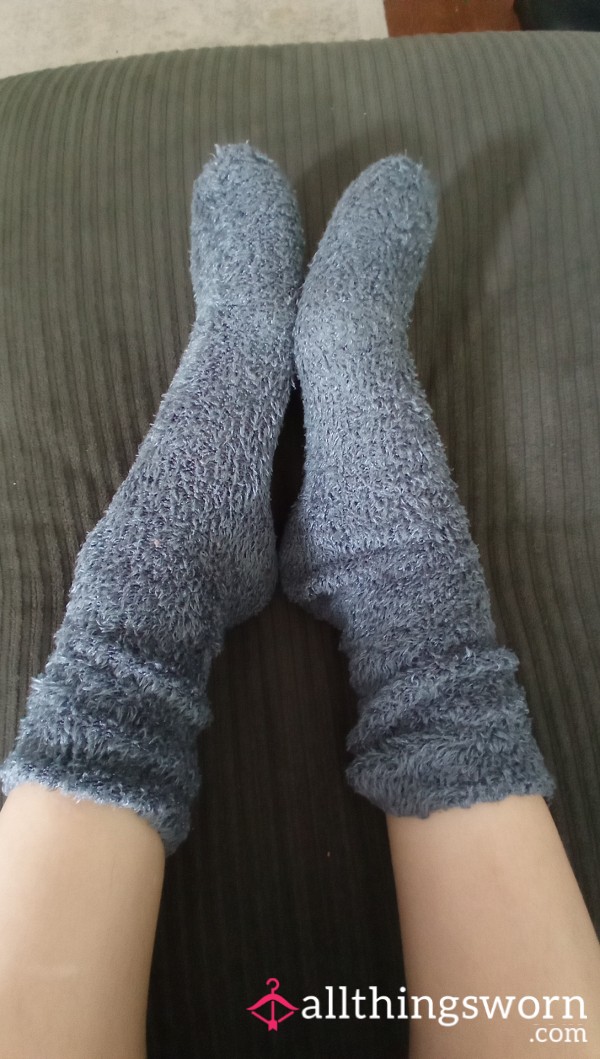 SALE :: Cozy Old Gray Socks