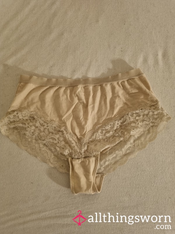 Cream Lace Panties