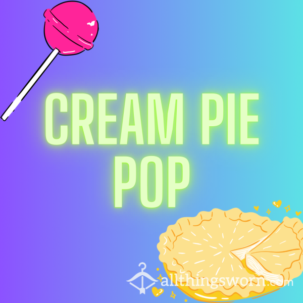 Cream Pie Pop! Including UK Postage