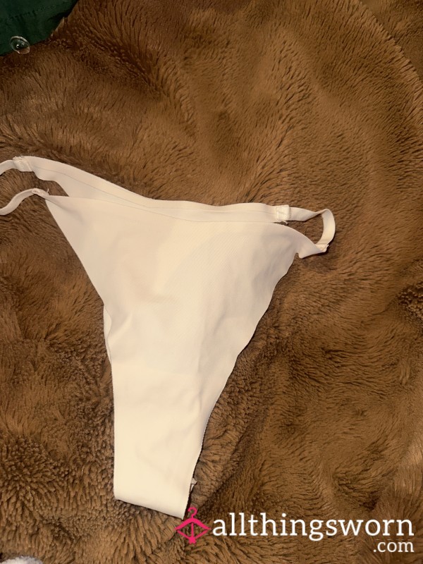 Cream Soft Thong