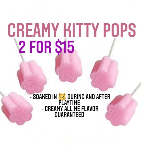 Creamy Kitty Pops